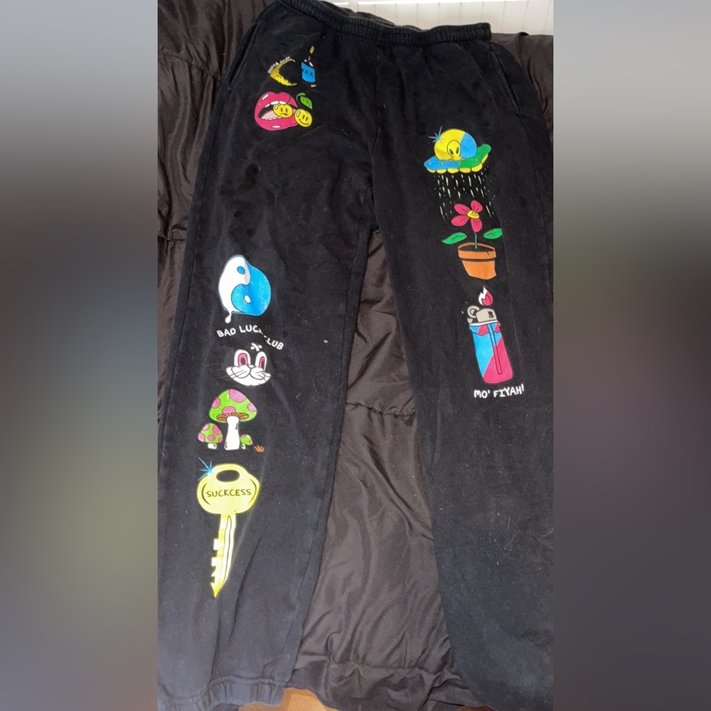 Mens trippy sweatpants size large